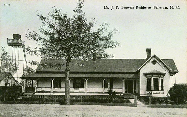 Dr JP Browns Residence Fairmont NC